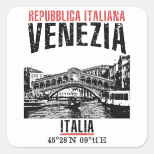 Sticker Carré Vénétie