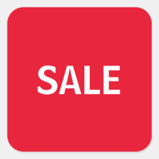 Sticker Carré Vente