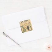Sticker Carré Véritable Amour (Enveloppe)