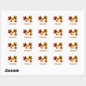 Sticker Carré Vermont Foliage (Feuille)