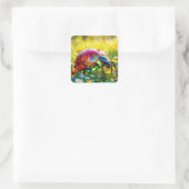 Sticker Carré Verre poli Imaginaire fin Ladybug (Sac)