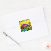 Sticker Carré Verre poli Imaginaire fin Ladybug (Enveloppe)