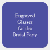 Sticker Carré Verres (Devant)