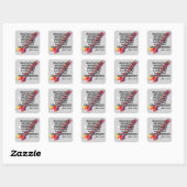 Sticker Carré Verrouiller (Feuille)