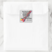 Sticker Carré Verrouiller (Sac)