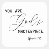 Sticker Carré Verse Bible (Devant)