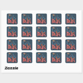 Sticker Carré Version Fille Power Dark (Feuille)