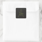 Sticker Carré vert printemps (Sac)
