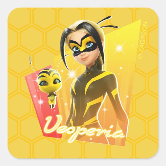 Sticker Carré Vesperia & Pollen (Devant)