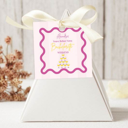 Sticker Carré Veuve avant les vœux de weekend d'enterrement de v