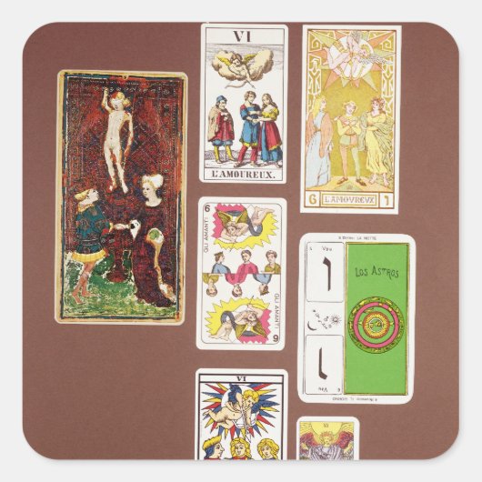 Sticker Carré VI Les amoureux (Devant)