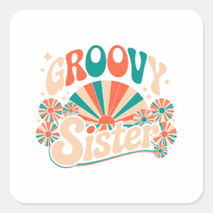 Sticker Carré Vibes de Soeurs super Boho