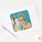 Sticker Carré Victime de St. Aloysius Gonzaga & Plague (M 006) (Enveloppe)
