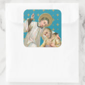 Sticker Carré Victime de St. Aloysius Gonzaga & Plague (M 006) (Sac)