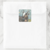 Sticker Carré Vie agricole - Chèvre gris (Sac)