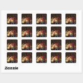 Sticker Carré Vie morte (Feuille)