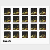 Sticker Carré Vie morte (Feuille)
