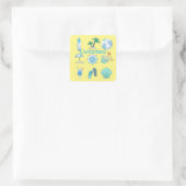 Sticker Carré Vie sur la plage Thunder_Cove (Sac)