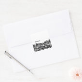 Sticker Carré Vienne capitale de l'Autriche (Enveloppe)