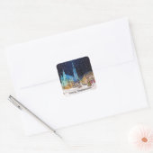 Sticker Carré Vienne, cathédrale Saint-Étienne, (Enveloppe)