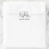 Sticker Carré Viens, Vas-Y ! (Sac)