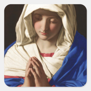 Sticker Carré Vierge Marie