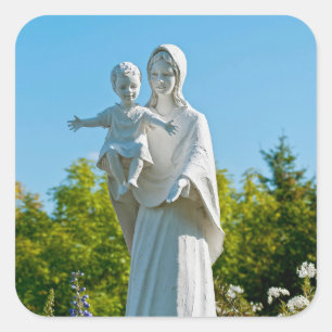 Sticker Carré Vierge Marie et Enfant Jésus à Remagen