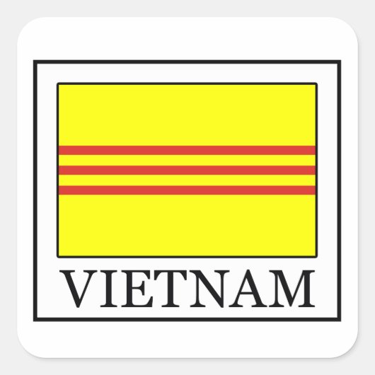 Sticker Carré Vietnam (Devant)