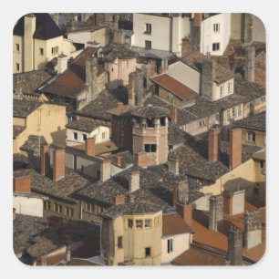 Sticker Carré Vieux Lyon Old Lyon), France