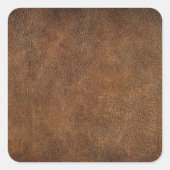 Sticker Carré Vieux Monde Faux Leather (Devant)