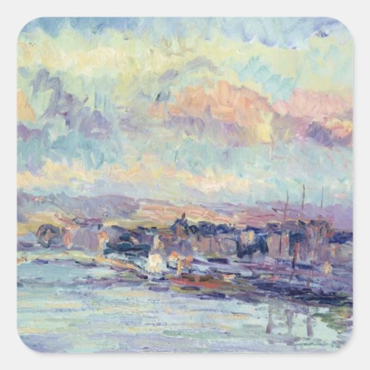 Sticker Carré View of Paris (Devant)