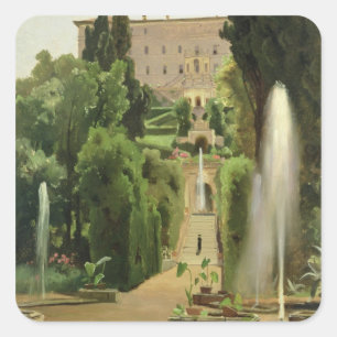 Sticker Carré Villa D'Este, Tivoli, 1869