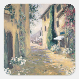 Sticker Carré Villa ensoleillée I