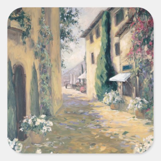 Sticker Carré Villa Sunlit I (Devant)