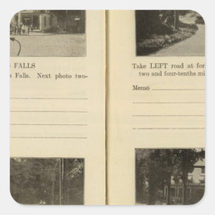 Sticker Carré Village de Fishkill de Wappingers Falls