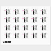 Sticker Carré Vin Vixen Simplement Méchant Quand Vous Ne Pouvez (Feuille)