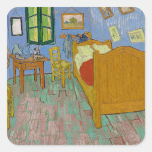 Sticker Carré Vincent Van Gogh Bedrome Painting