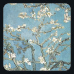 Sticker Carré Vincent van Gogh | Branches d'amande en fleurs, 18<br><div class="desc">Branches d'amande en fleurs,  1890,  Vincent van Gogh_x000D_ DGA593582_x000D_ _x000D_ De Agostini Bibliothèque d'images</div>