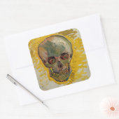 Sticker Carré Vincent van Gogh - Crâne 1887 #2 (Enveloppe)