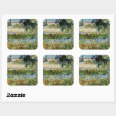 Sticker Carré Vincent van Gogh - Flower Garden (Feuille)