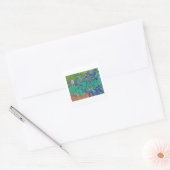 STICKER CARRÉ VINCENT VAN GOGH "IRISES" ENVELOPE SEAL (Enveloppe)