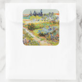 Sticker Carré Vincent van Gogh - Jardin à Arles (Sac)