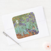 Sticker Carré Vincent van Gogh - Les Iris (Enveloppe)