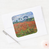 Sticker Carré Vincent van Gogh - Poppy Field (Enveloppe)