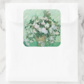 Sticker Carré Vincent van Gogh - Rose (Sac)