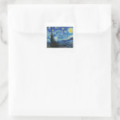STICKER CARRÉ VINCENT VAN GOGH "STARRY NIGHT ENVELOPPE SEAL (Sac)