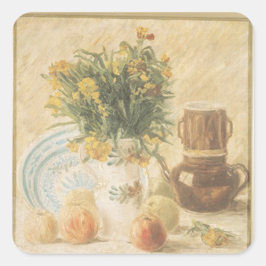 Sticker Carré Vincent van Gogh | Still Life, 1887 (Devant)