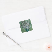 Sticker Carré Vincent van Gogh | Un Vase de Rose, 1890 (Enveloppe)