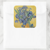 Sticker Carré Vincent van Gogh - Vase avec Irises (Sac)