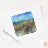 Sticker Carré Vincent van Gogh - Vignoble vert (Enveloppe)